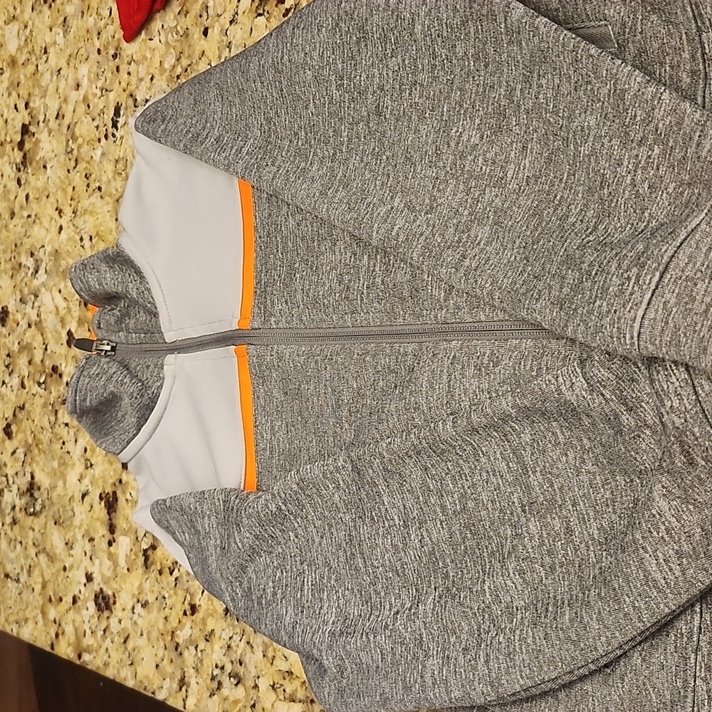 Champion zip up nylon sweatshirts